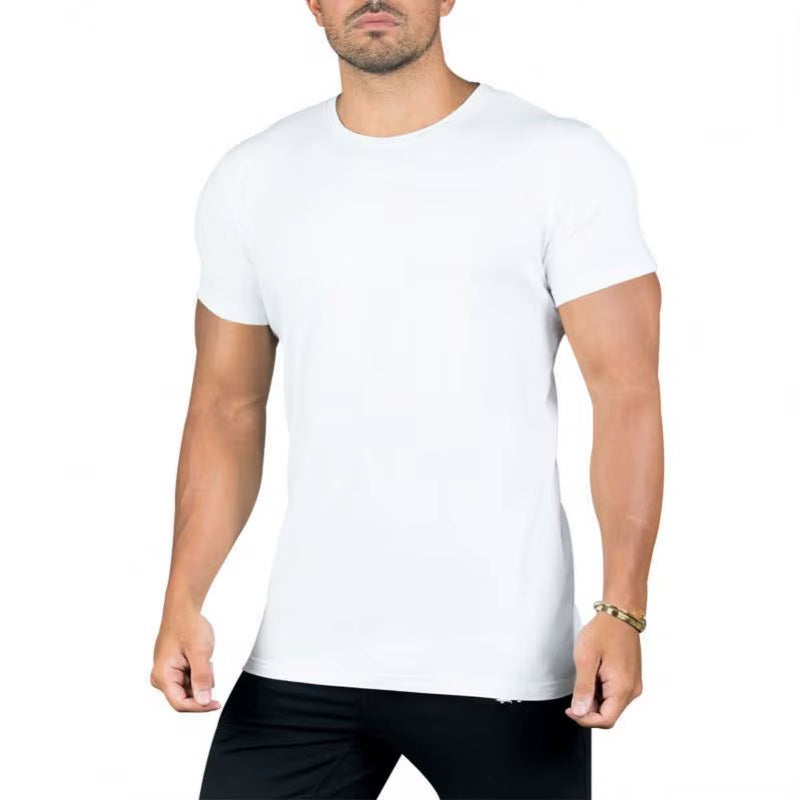 Wholesale Custom Workout Bamboo T Shirt Gym Athletic Male Sport Wear Active Fitness Men Gym Wear