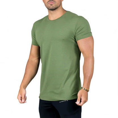 Wholesale Custom Workout Bamboo T Shirt Gym Athletic Male Sport Wear Active Fitness Men Gym Wear